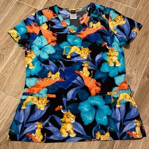 Disney scrub top